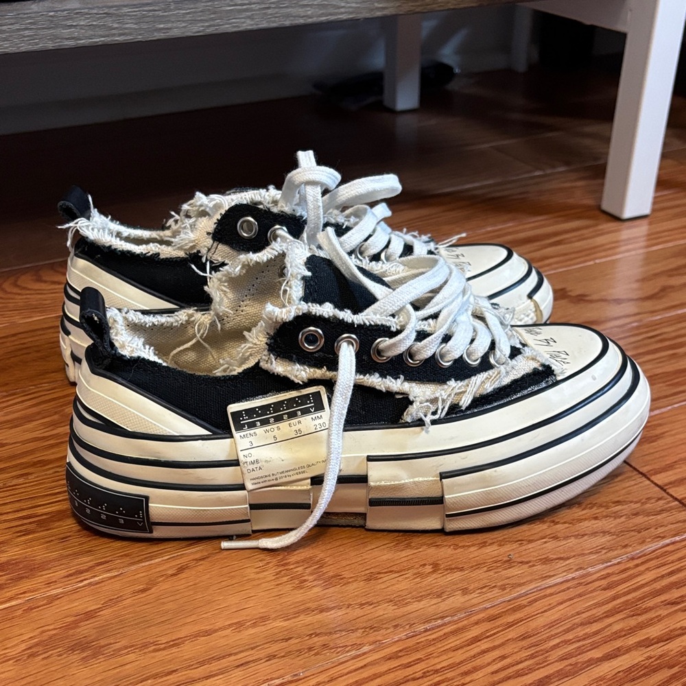 VESSEL x Yohji Yamamoto Collab Chunky Low Top Sneakers